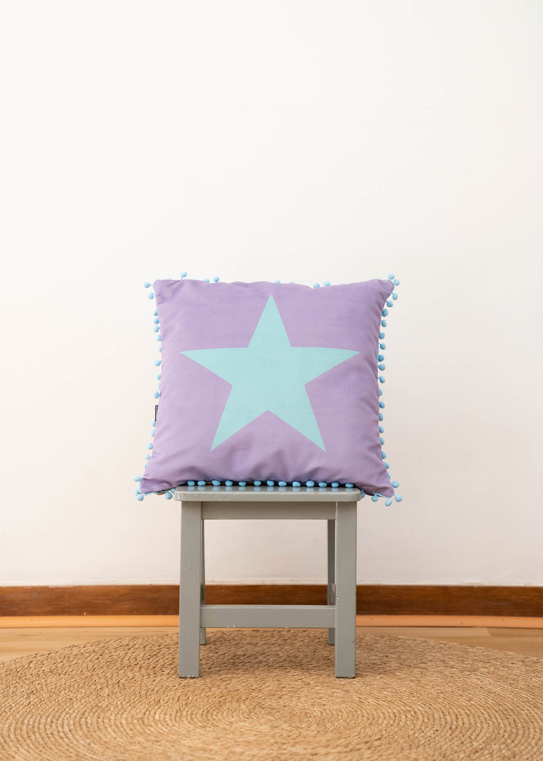 Funda de Cojín Estrella / 2 diseños en 1 / 45x45 cm-2