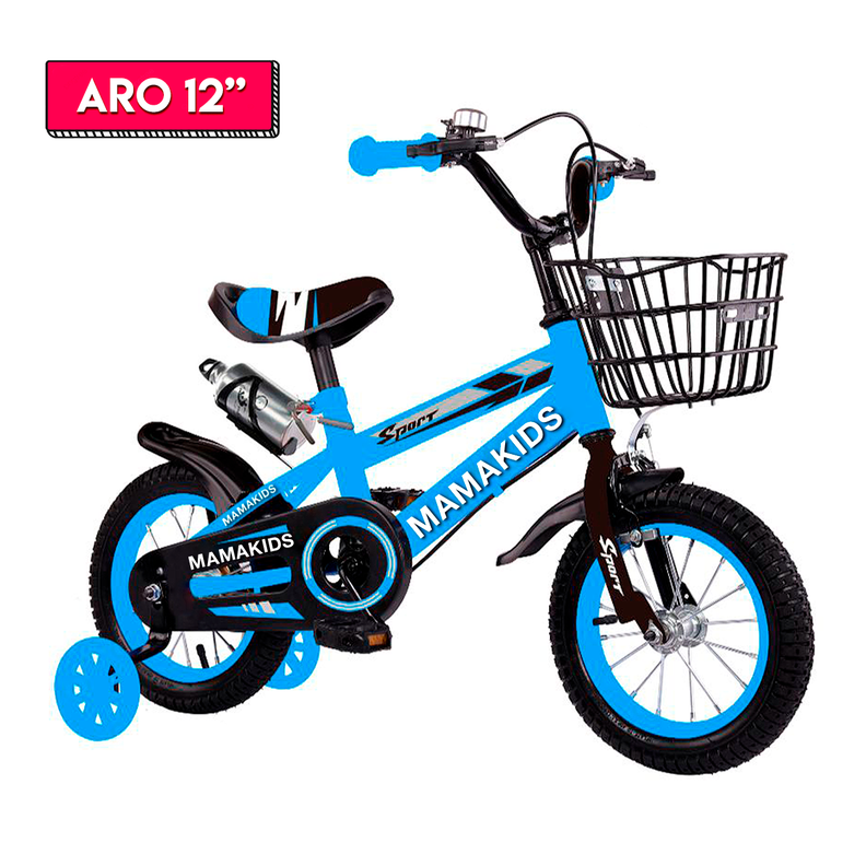 BICICLETA NIÑO ARO 12 AZUL -1