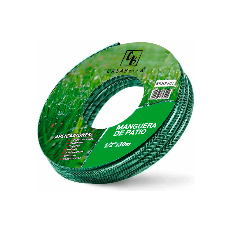 MANGUERA PVC JARDIN MALLA REFORZADA 1/2 30 METROS-2