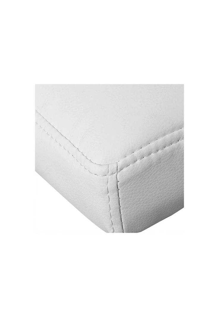 PACK 2 PISO DE BAR CUADRO REGULABLE ECO CUERO BLANCO-5