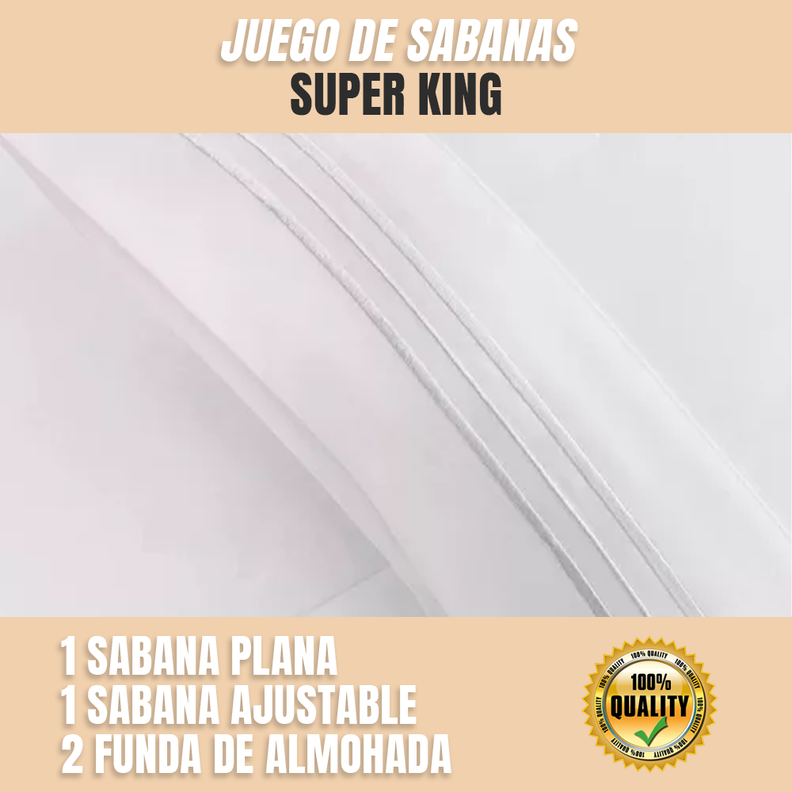 Sabanas Gris Oscuro Plaza Super King Varios Tonos 1800 Hotel Luxury Ultra Soft-4