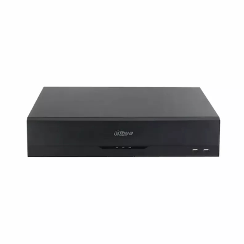 NVR 32CH DAHUA. 16 PUERTOS POE. (AI) INTELI ARTIFI. 8HDD DE HASTA 10TB C/U Negro