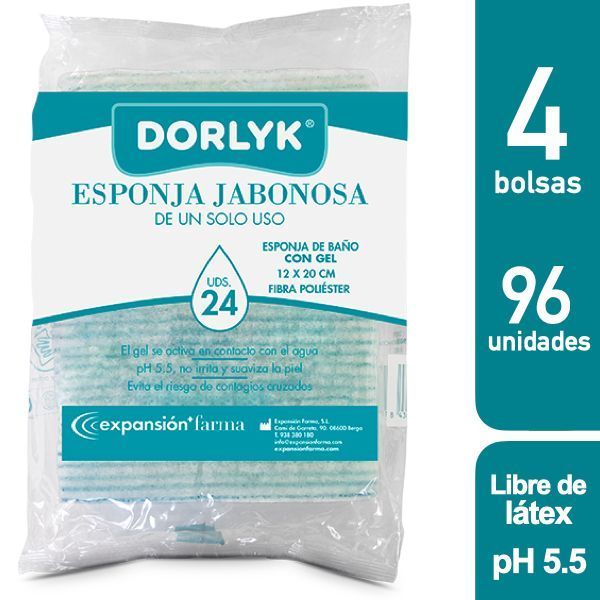 Esponja Jabonosa Desechable Dorlyk 96 unidades-0