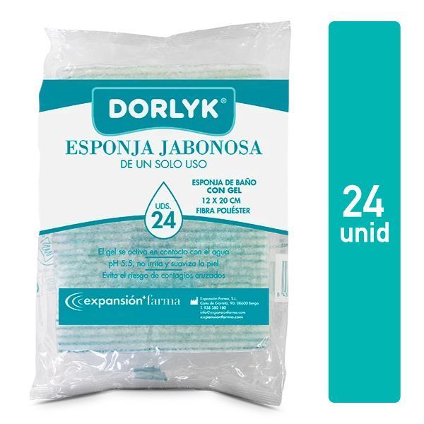 Esponja Jabonosa Desechable Dorlyk 24 unidades-0