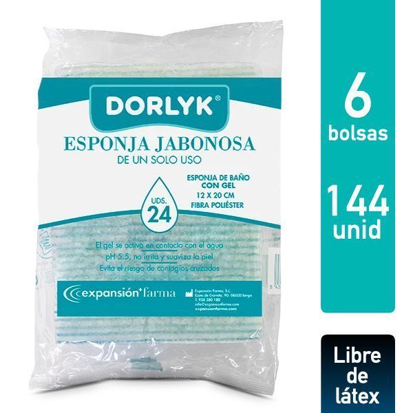 Esponja Jabonosa Desechable Dorlyk 144 unidades-1