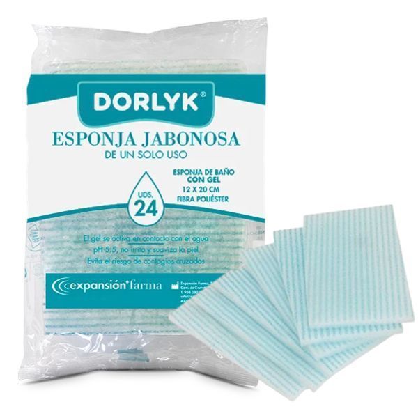 Esponja Jabonosa Desechable Dorlyk 144 unidades-2