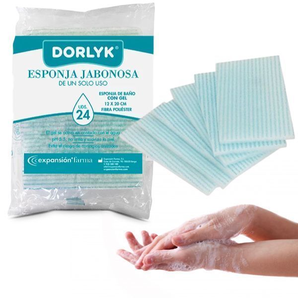 Esponja Jabonosa Desechable Dorlyk 144 unidades-3