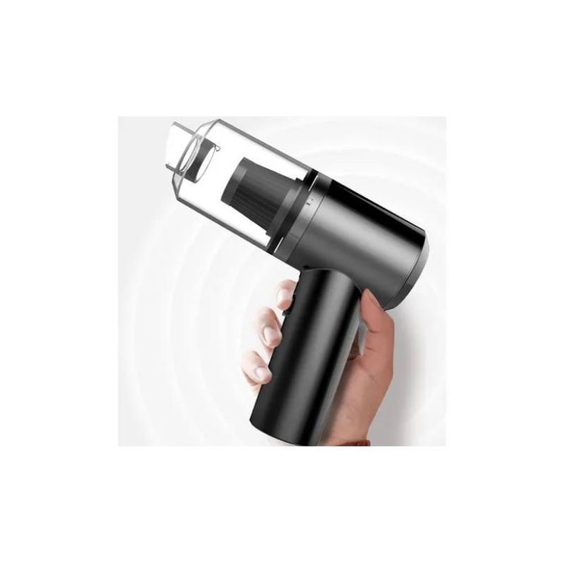 Kit Aspiradora Pistola Portátil Inalámbrica Auto Hogar 120w-0