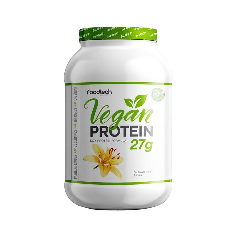 Vegan Protein 2LB - Foodtech Vainilla Ice Cream-0