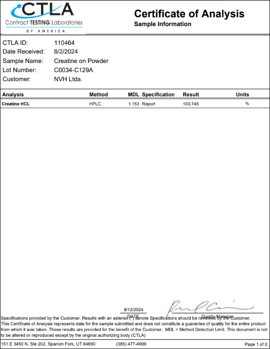 Creatine 100% Pure Monohydrated 60 svs - Foodtech-2