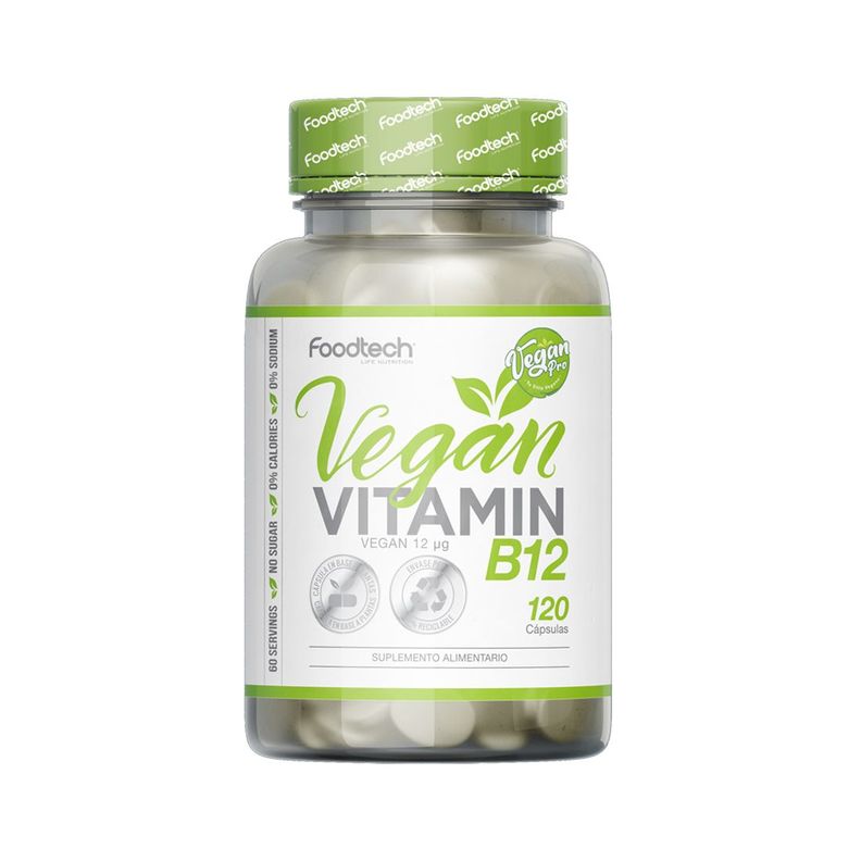 Vegan Vitamin B12 120 caps - Foodtech -0