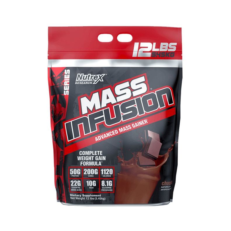 Mass Infusion Gainer 12 lbs - Nutrex Chocolate-0