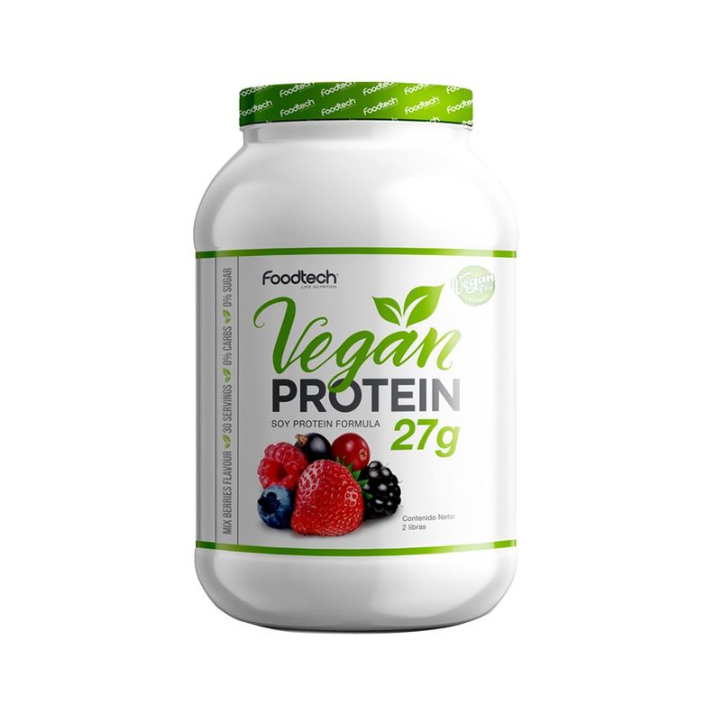 Vegan Protein 2LB - Foodtech Mixed Berries-0