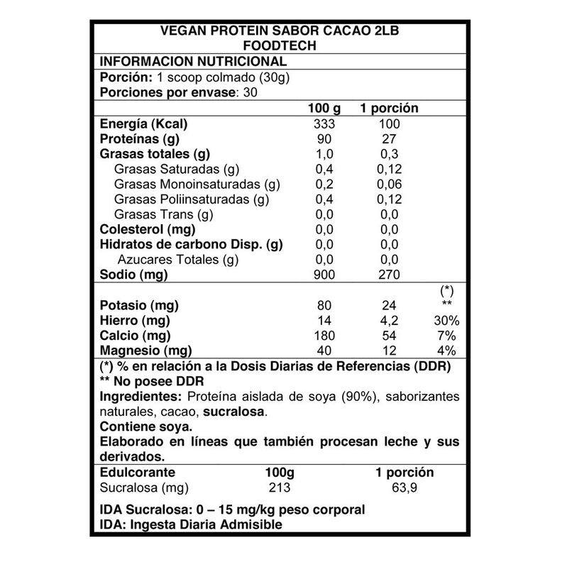 Vegan Protein 2LB - Foodtech Mixed Berries-1
