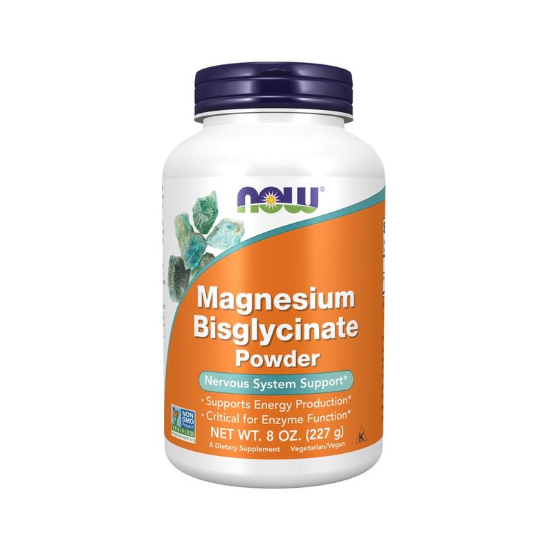 Magnesium Bisglycinate Powder 227 grs - Now Foods-0
