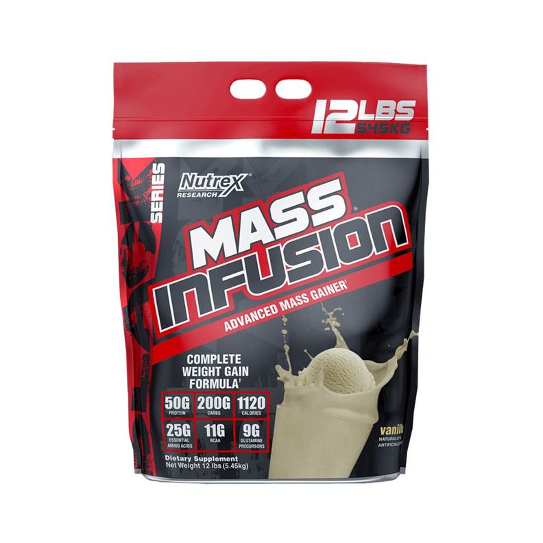 Mass Infusion Gainer 12 lbs - Nutrex Vainilla-0