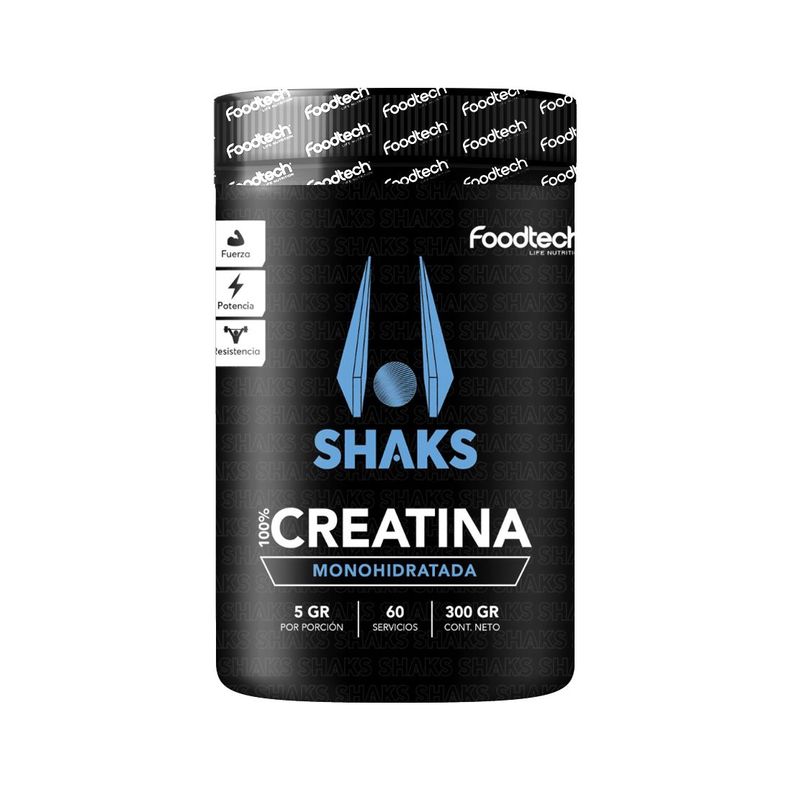 Shaks 100% Creatina 300gr - Foodtech-0