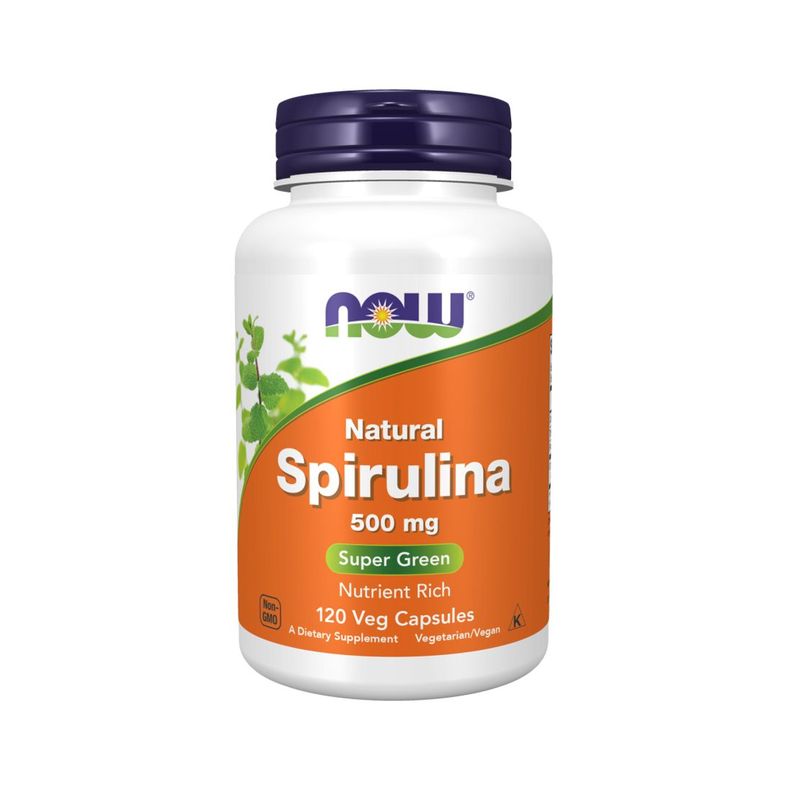 Spirulina 500 mg 120 caps - Now Foods-0