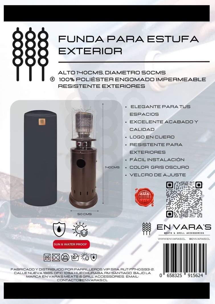 Funda para Estufa gas de exteriores -1