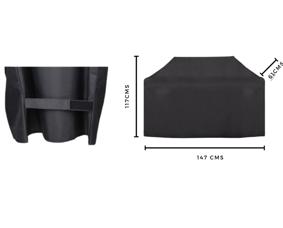 Funda cobertor para parrilla / parrillera 4-5 quemadores. Talla L -  water & sun proof-1