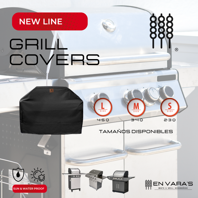 Funda cobertor para parrilla / parrillera 4-5 quemadores. Talla L -  water & sun proof-2