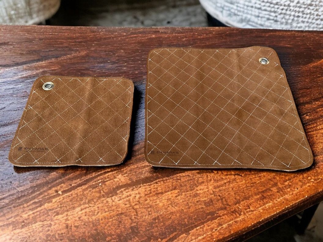Paño aislante De Luxe para cocina / asado 100% Cuero 20x20cms-5