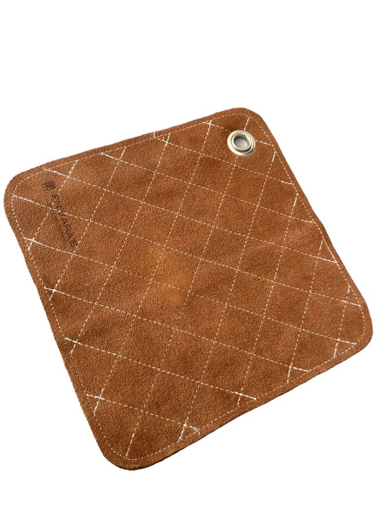 Paño aislante De Luxe para cocina / asado 100% Cuero 20x20cms-7