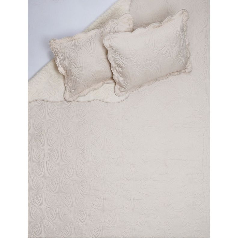Quilt Sherpa Superking Paris Liso Crudo-3
