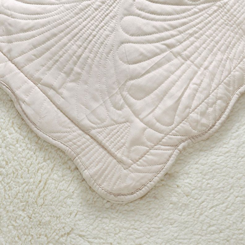 Quilt Sherpa 1,5 Plazas Paris Liso Crudo-2