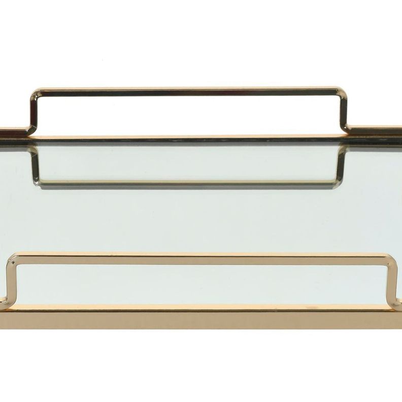 Centro de Mesa Decorativo Augsburgo Rectangular Gold-2