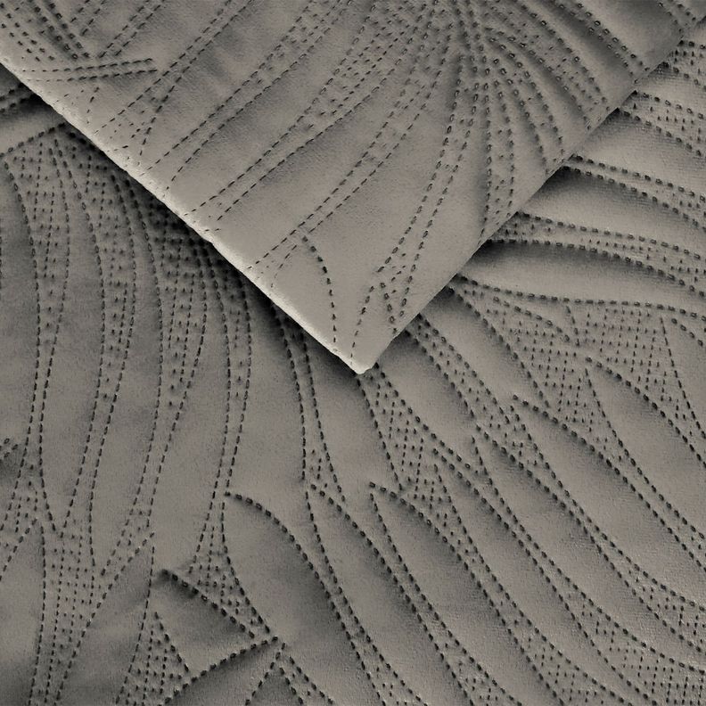 Quilt Liso Velvet Ibiza Gris Superking-2