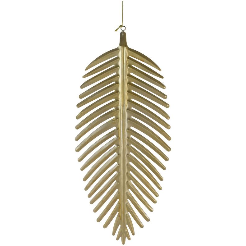 Placa Mural Decorativa Hoja Royal Gold Grande-0