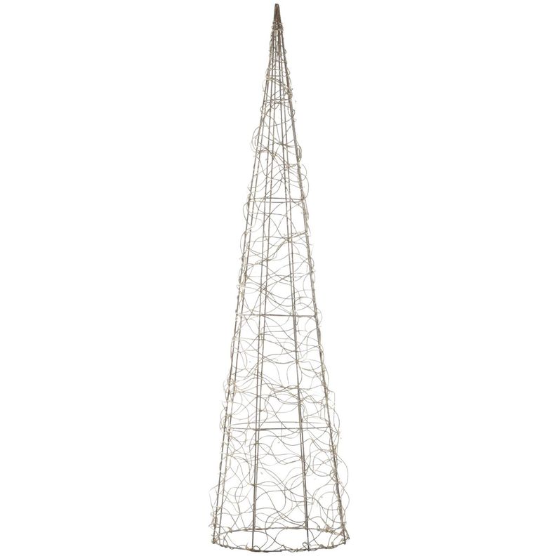 Cono Luminoso Navideño Led 80 Cms-0