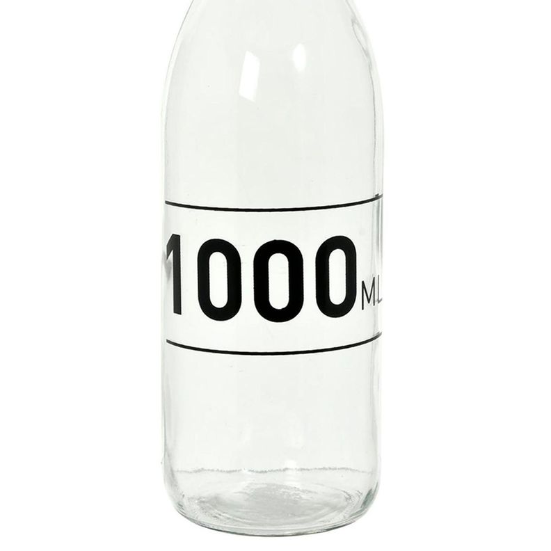 Botella Decorativa de Vidrio con Tapa Refrescante-1