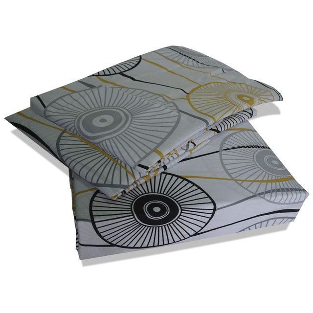 Juego de Sabanas T144 Umbrella Grey King-1