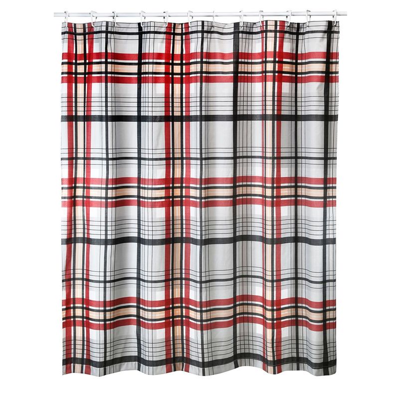Cortina para Baño Diseño Glasgow con Forro-0
