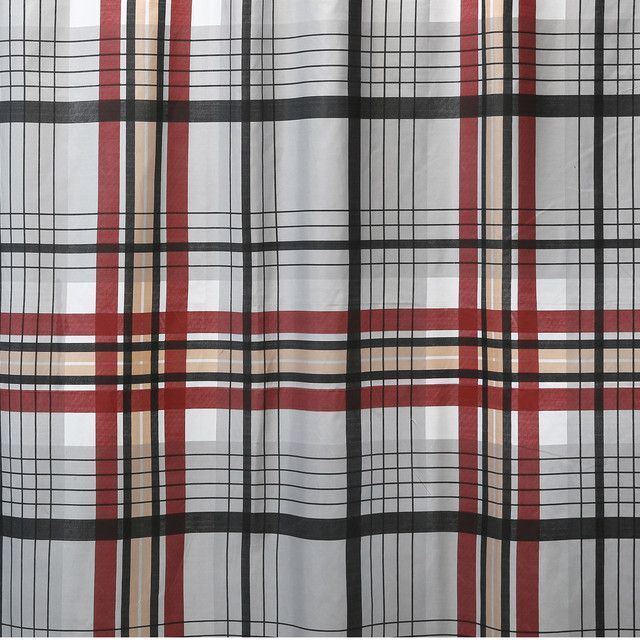 Cortina para Baño Diseño Glasgow con Forro-1