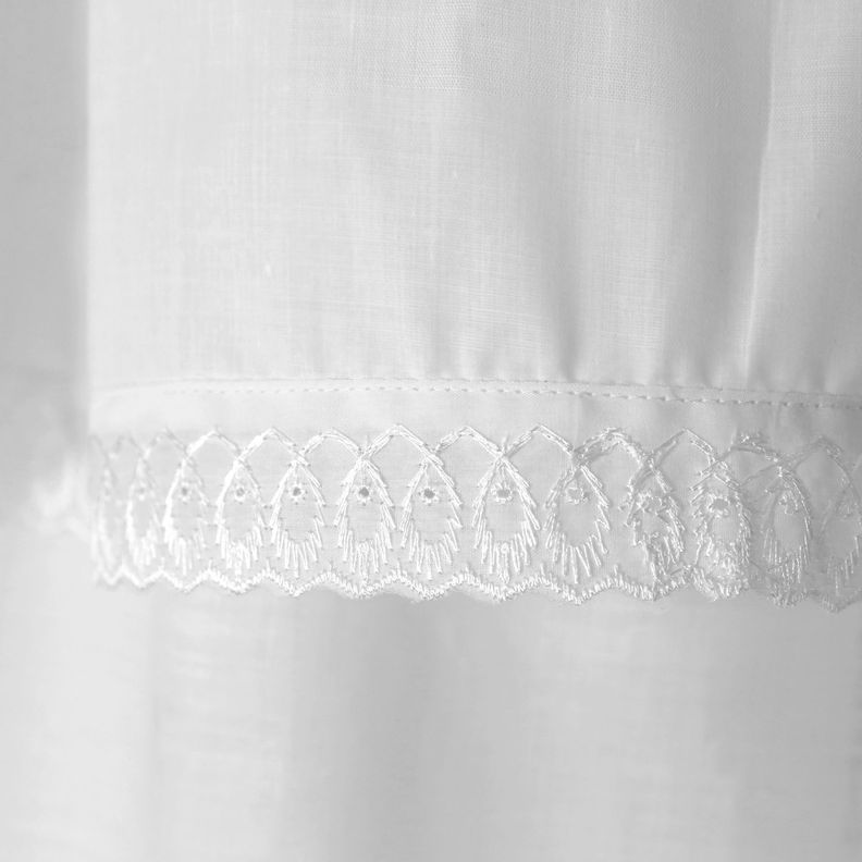 Juego de Cortina para Baño 6 Pzas Broderie Blanca-2