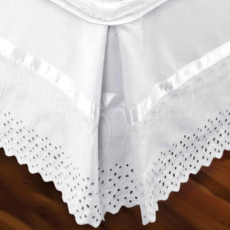 Faldón 144 hilos Broderie Amanda Superking Blanco-2