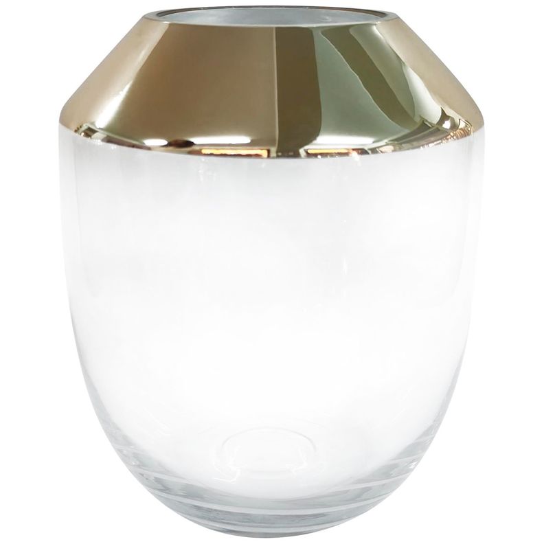 Jarron Decorativo Lucerna Gold Ancho Dorado
