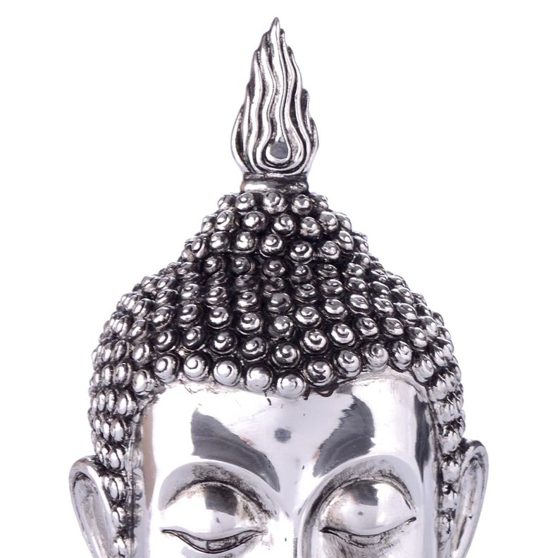 Figura Decorativa Buda Cabeza Jodhpur Silver-2