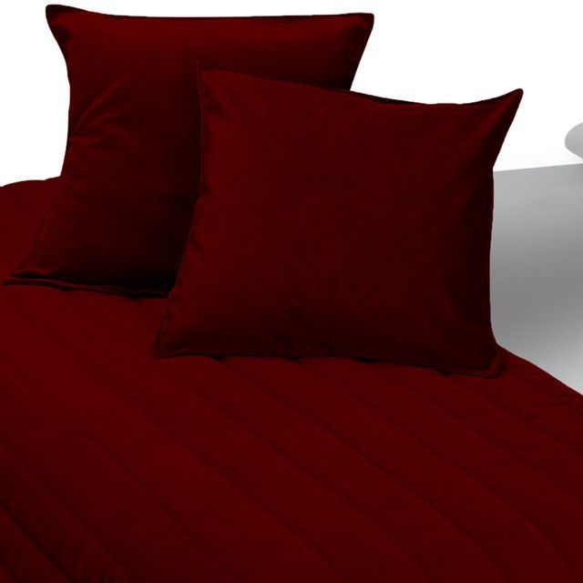 Piecera Con Fundas Sk Velvet Bordo Reversible-1