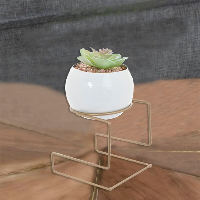 Suculenta Decorativa Bola Pedestal-3