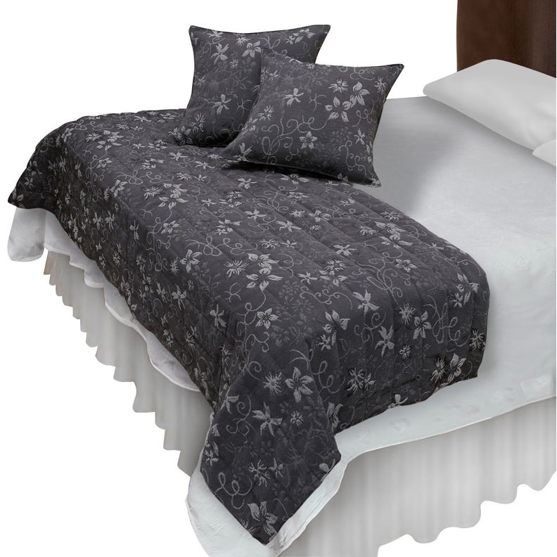 Piecera Con Fundas Victoriana Ceniza Reversible-0
