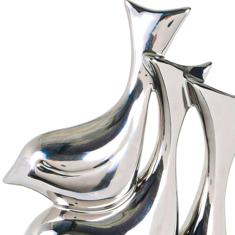Figura Decorativa Dolphin Family-2