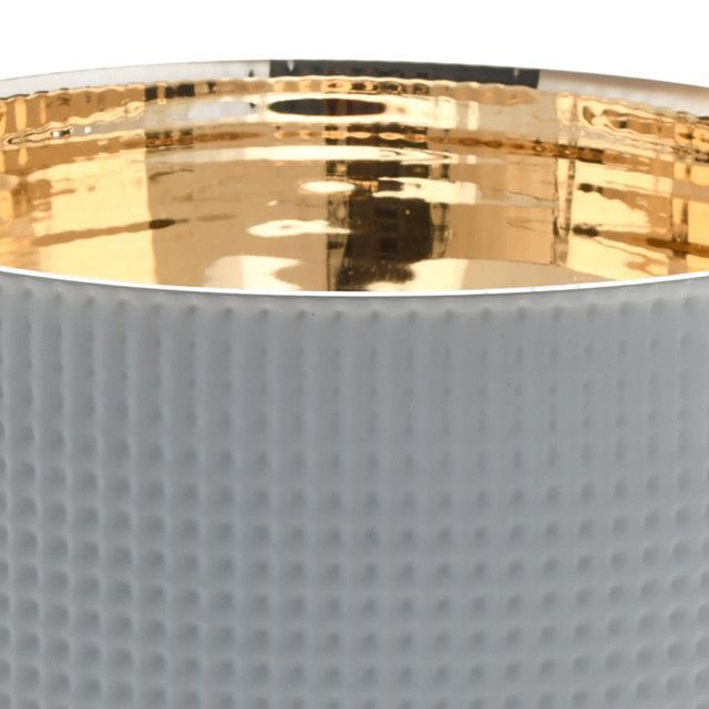Centro de Mesa Decorativo Austria Circular Gris-1