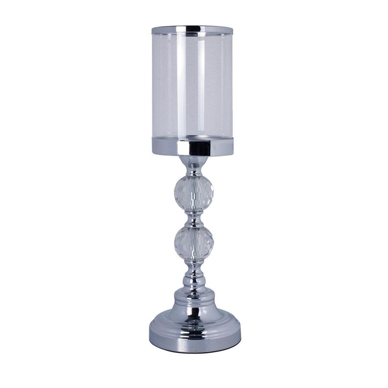 Portavela Decorativo London Silver Grande-0