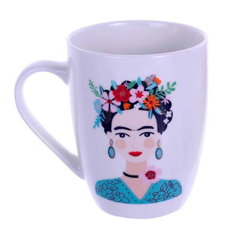Tazon Decorativo Frida Blanco