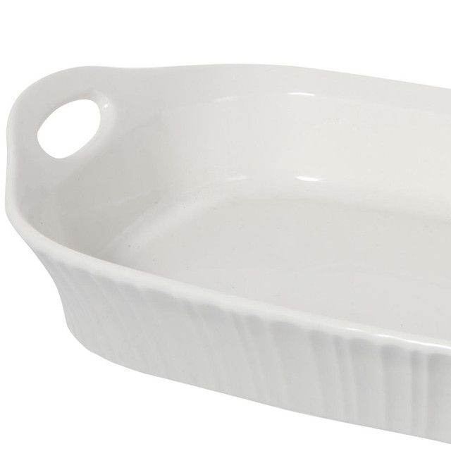 Fuente Decorativa Porcelana Canasta Blanca-1