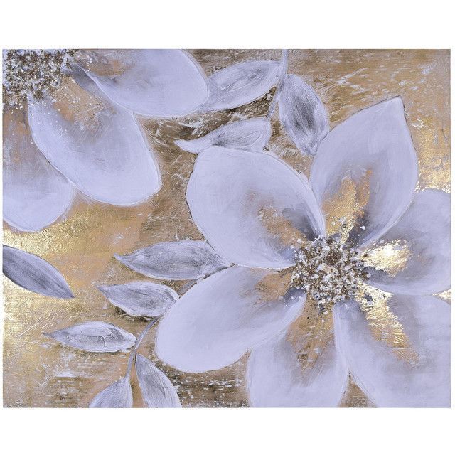 Cuadro Decorativo Flor Gold 100 x 80-0